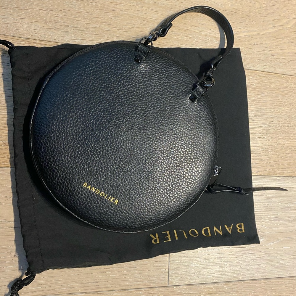 Bandolier Round Pouch with Bandolet Strap